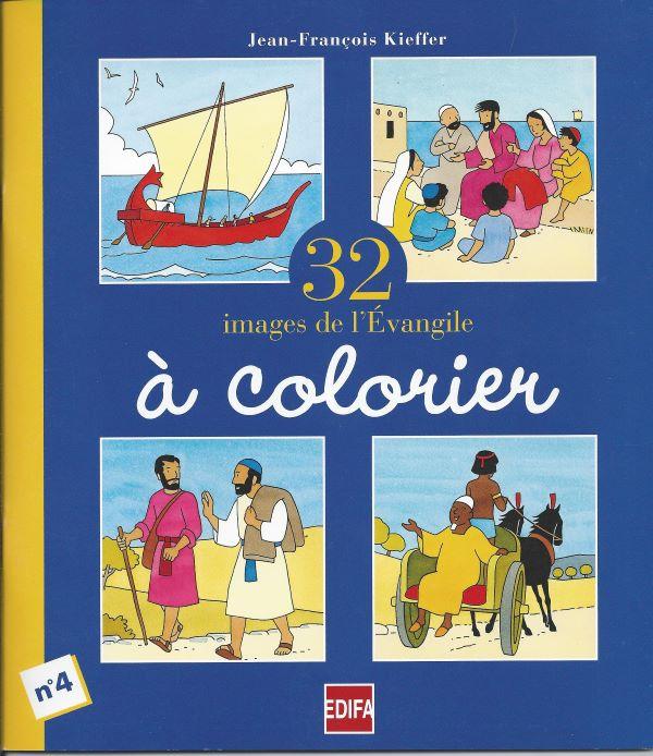 32 images de l'Evangile à colorier, n°4