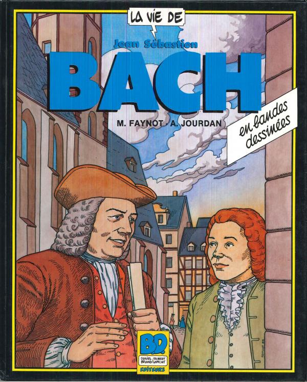 La vie de Jean Sébastien Bach en bandes dessinées