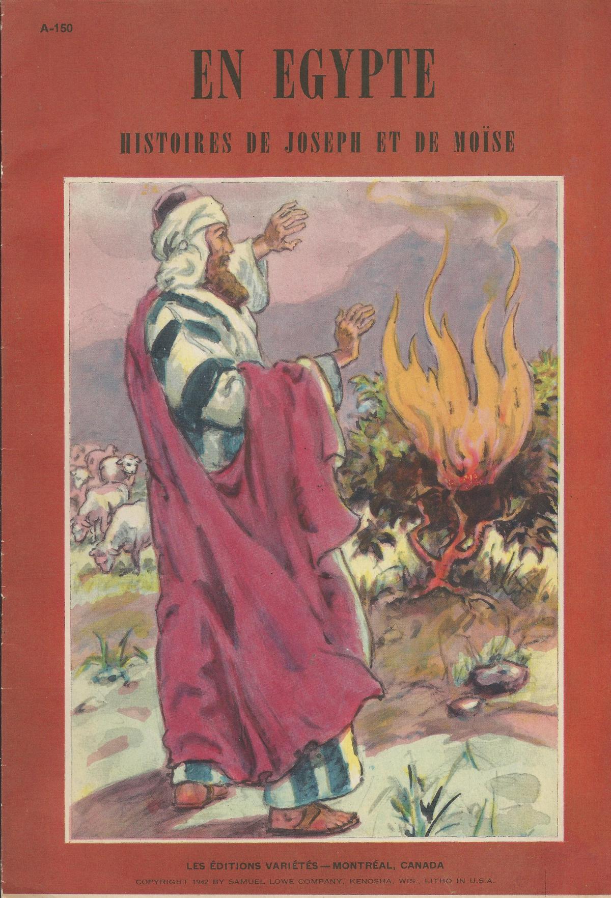 En Egypte. Histoires de Joseph et de Moïse