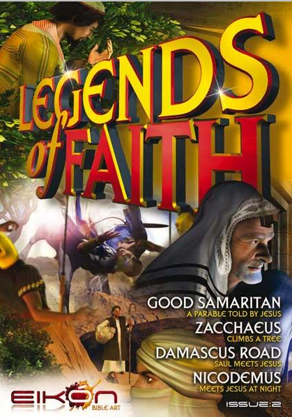 Legends of faith. 2 Good samaritan, Zacchaeus, the Damascus road, Nicodemus