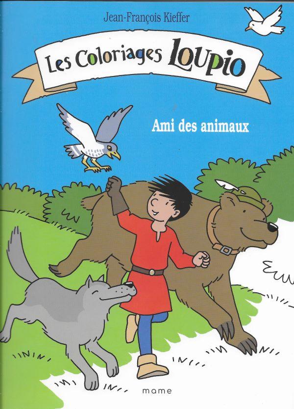 Les coloriages Loupio : ami des animaux