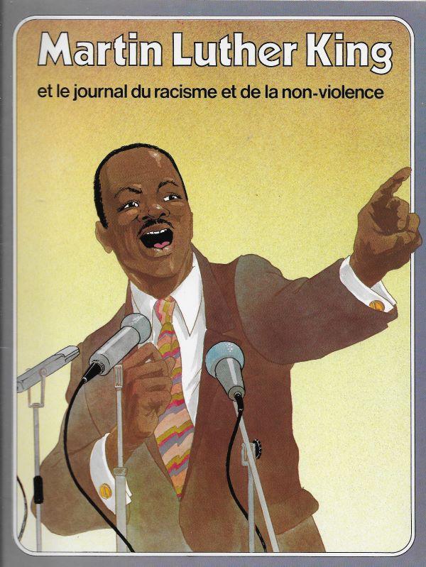 Martin Luther King et le journal du racisme et de la non-violence