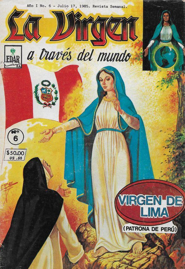 La Virgen a traves en mundo. 6. Virgen de Lima (Patrona de Peru)