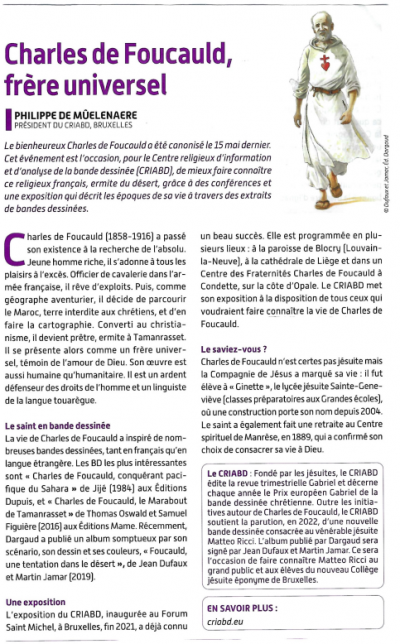 Echos des Jésuites 2022 2 - Charles de Foucauld