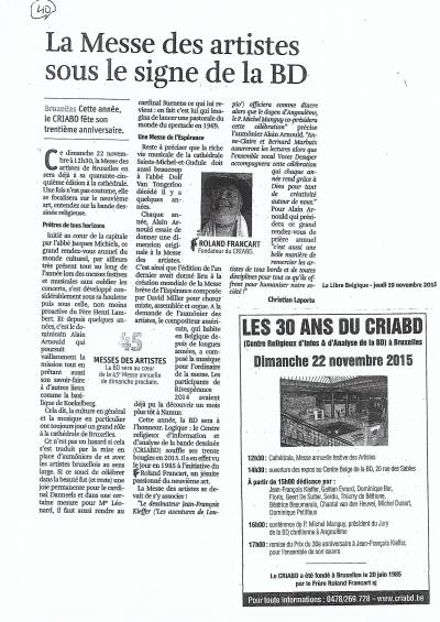 La Libre 19-11-2015